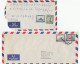 1950s - 1970s JORDAN Airmail COVERS Stamps (5 Cover) - Jordanie