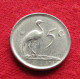 South Africa 5 Cents 1977 KM# 84 *V1T Bird  Africa Do Sul RSA Afrique Do Sud Afrika - South Africa