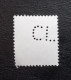 Belgium Used Perfin Stamp - Ohne Zuordnung