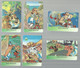 ***  6 X ASTERIX  ***  -  Telefoonkaart / Phonecard  -  Zie / Voir / See  Scan's - Stripverhalen