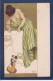 CPA Kirchner Raphaël Art Nouveau Femme Girl Woman Non Circulée Gaufrée Marionnettes - Kirchner, Raphael