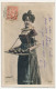 CPA - Hortense Debério, Actrice Et Artiste Lyrique - Costume Rehaussé Par Un Galon Doré, Relief - Photo Reutlinger - Singers & Musicians