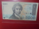 CROATIE 5000 DINARA 1992 Circuler (B.32) - Croatie