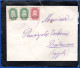2452. GREECE, METELIN.RUSSIA LEVANT 1910 VERY SCARCE COVER  R.O.P.I.T. MITELINE TO EGYPT.BADLY OPENED,TEAR AT TOP - Mytilena