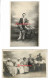 Lot 2 X Oude Foto Fotokaart Trucage Photographe Houtart Laureys Blankenberghe Blankenberge Photo Montage Surrealisme CPA - Blankenberge