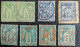 Belles Oblitérations Gares, Imprimés, Ondulés, Rouges, 29 Timbres - 1877-1920: Semi-Moderne