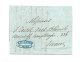 TURKEY TURKIYE - 1855 FORWARDED LETTER BRIEF LETTRE TO WIEN AUSTRIA - ...-1858 Prefilatelia