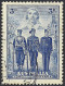 AUSTRALIA 1940 KGVI 3d  Blue Australian Imperial Forces SG198 FU - Usati