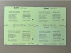 Singapore SMRT TransitLink Metro Train Ticket Card, The Wildlife Collection, Set Of 4 Used Cards - Singapour