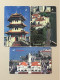 Singapore Telecom Singtel GPT Phonecard - Singapore Landmark, Set Of 3 Used $50 Cards - Singapour