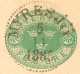 SCHWEDEN 1885 "MYRESJÖ" Sehr Selt. K1 Klar A. 5 (FEM) Öre Grün GA-Postkarte, Bedarfserhaltung   SWEDEN VILLAGE POSTMARKS - 1885-1911 Oscar II