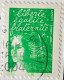 T Belle Variété 3448 Visage Vert Couvrant L'oreille / Défaut D'essuyage - Unused Stamps