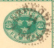 SCHWEDEN 14.4.1891, "NORRKÖPING" K1 Klar Und "GÖTEBORG 2 2.TUR" A. 5 (FEM) Öre Grün GA-Postkarte, Pra.    SWEDEN VILLAGE - 1885-1911 Oscar II