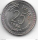 *india  25 Paisa 1986 B  Km 49.5    Unc - Inde