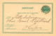 SWEDEN February 2, 1891, "FINNERÖDJA" K1 On 5 (FEM) ÖRE Green Postal Stationery Postcard - 1885-1911 Oscar II