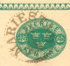 SWEDEN October 25th, 1894, "MARIESTAD" K1 On Superb 5 (FEM) ÖRE Green Postal Stationery Postcard - 1885-1911 Oscar II