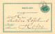 SWEDEN April 25th, 1892, "MARIESTAD" K1 On Superb 5 (FEM) ÖRE Green Postal Stationery Postcard - 1885-1911 Oscar II