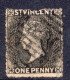 GRANDE BRETAGNE COLONIE Saint Vincent YT N°3 ONE PENNY BLACK Oblitéré - St.Vincent (...-1979)