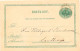 SWEDEN March 30th, 1888, "MORGONGÂFVA" (MORGONGÄVA) K1 On Superb 5 (FEM) ÖRE Green Postal Stationery Postcard - 1885-1911 Oscar II