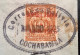 50 C. Rare Air Post Stamp "CORREO AEREO / LA PAZ / 14-8-1925" First Flight Cover COCHABAMBA-LA PAZ (Bolivia Mi.150 - Bolivia
