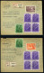 BUDAPEST 1938. Decorative Registered Covers 2 Pieces, Szent István Ünnepségek - Briefe U. Dokumente