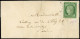 Let EMISSION DE 1849 - 2    15c. Vert, Obl. ETOILE (frappe Légère) Sur LAC, Au Verso Càd PARIS 14/6/53, TB/TTB - 1849-1876: Periodo Classico