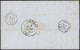 Let EMISSION DE 1849 - 3b   20c. Noir Sur CHAMOIS, Obl. GRILLE S. LAC, Càd T13 RIBERAC 4/6/50, TTB - 1849-1876: Classic Period