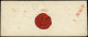 Let EMISSION DE 1849 - 5    40c. Orange, PAIRE Obl. GRILLE S. Env., Càd (ES2) PARIS (ES2) 28/4/50, Pour TURIN, Au Verso  - 1849-1876: Periodo Classico