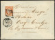 Let EMISSION DE 1849 - 5d   40c. Orange, CHIFFRES 4 RETOUCHES, Obl. GRILLE Un Peu Grasse S. Env., B/TB, S. Calves - 1849-1876: Classic Period