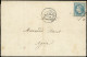 Let OBLITERATIONS PAR DEPARTEMENTS - 26/EURE N°29Bb 20c. Bleu, A LA CORNE, Obl. GC 93 S. LSC, Càd T17 LES ANDELYS 5/6/69 - 1849-1876: Periodo Classico