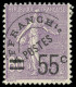 ** PREOBLITERES - 47  Semeuse Lignée, 55c. S. 60c. Violet, TB - 1893-1947
