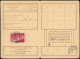 Let LETTRES DU XXe SIECLE - N°733 Obl. VERSAILLES-RP 1/6/45 S. Carte D'Abonnement Des PTT, TB - Brieven En Documenten