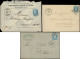 Let 6 Lettres Et Un Devant Avec Cachets Conv. St. Divers, TB - Collections (en Albums)