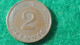 ALMANYA -1967-    2   PFENİG - 1 Pfennig