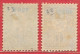 Bulgarie N°72 1s Lilas & N°73 5s Vert-jaune 1909 (*) & O - Used Stamps