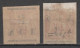 NOUVELLE CALEDONIE - 1883 - YVERT N°6+6a * MH - SURCHARGE NORMALE + RENVERSEE ! - COTE = 80 EUR - Neufs