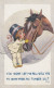 RIGHT Illustrateur: Fillette Et Son Cheval - "Tu Ne Me Feras Pas Tomber, Dis ?" - Right