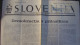 NEWSPAPER SLOVENIJA - Langues Slaves