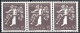 Schweiz Suisse 1939: ZDR Rolle Se-tenant Rouleaux Zu Z26a Mi W14 Mit Nr. Avec N° M1950 **/* MLH (Zu CHF 2.50+5.00+17.00) - Rouleaux