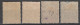 NOUVELLE CALEDONIE - 1900 - YVERT N°59/62 * MH - COTE = 73 EUR - Unused Stamps