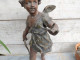 Statue Ange Cupidon Sujet De Pendule Angelot Régule - Metal