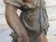 Delcampe - Statue Ange Cupidon Sujet De Pendule Angelot Régule - Métal