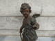 Delcampe - Statue Ange Cupidon Sujet De Pendule Angelot Régule - Métal