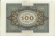 100 Mark 1-11-1920 - Allemagne Serie M- Etat : Billet Neuf  Neue Notiz N°9 A83 - 100 Mark