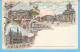 Lithographie-Souvenir De BRUXELLES-multivues-Carte Publicitaire à L'occasion De L'ouverture De L'INNOVATION En 1897 - Panoramic Views