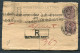 1899 India Registered Letter Stationery Malwa - Ajmere, Boxed "TOO LATE" - 1882-1901 Keizerrijk