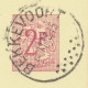 BELGIUM VILLAGE POSTMARKS  BEKKEVOORT Rare SC With 13 Dots (usual Postmarks With 7) 1963 (Postal Stationery 2 F, PUBLIBE - Punktstempel