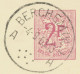 BELGIUM VILLAGE POSTMARKS  BERCHEM (VL.) A (now Kluisbergen) SC With Dots 1963 (Postal Stationery 2 F, PUBLIBEL 1940) - Matasellado Con Puntos