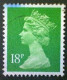 Great Britain, Scott #MH104, Used(o), 1991, Machin: Queen Elizabeth II, 18p, Light Green - Machins