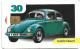 Volkswagen Beetle 1303, Au Dos Ferdinand Porsche. Telef. Card D'Estonie - Voitures